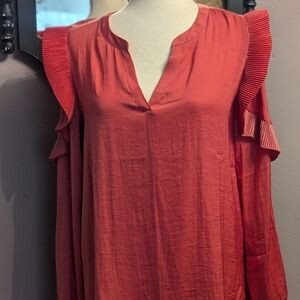 Elegant Coral Women's Top